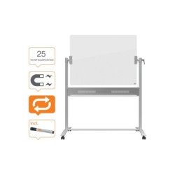 Pizarra blanca nobo cristal movil 1200x900 mm