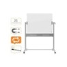 Pizarra blanca nobo cristal movil 1200x900 mm