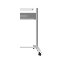 Pizarra blanca nobo cristal movil 1200x900 mm