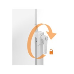 Pizarra blanca nobo classic acero vitrificado movil 1500x1200 mm