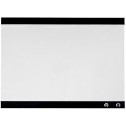 Pizarra blanca nobo magnetica con clip y accesorios 430x580 mm