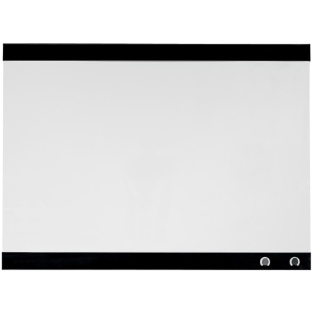 Pizarra blanca nobo magnetica con clip y accesorios 430x580 mm