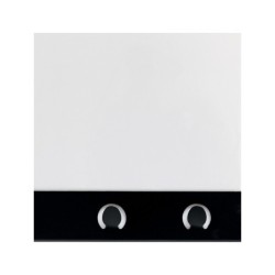 Pizarra blanca nobo magnetica con clip y accesorios 430x580 mm