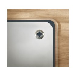 Pizarra cristal leitz cosy 80x60 cm gris