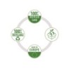Caja almacenamiento esselte cubica color blanco 365x320x315 mm pack de 3 unidades