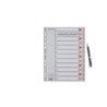 Separador numerico esselte cartulina 1-12 juego de 12 separadores folio multitaladro