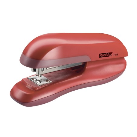 Grapadora rapid f16 capacidad 30 hojas usa grapas 24/6 y 26/6 color rojo