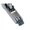 Grapadora petrus 1500 capacidad 120 hojas usa grapas 23/15xl color plata