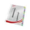Funda multitaladro esselte con pestañas din a4 polipropileno cristal con refuerzo 85 mc pack de 12
