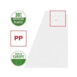Carpeta dossier uñero esselte din a4 polipropileno piel de naranja 80 mc transparente bolsa de 100 unidades