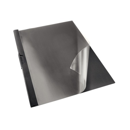 Carpeta dossier esselte pinza lateral din a4 negro capacidad 60 hojas