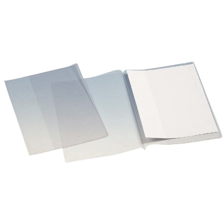 Carpeta dossier canguro esselte 133 folio pvc 140 mc transparente caja de 50 unidades
