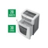 Destructora de documentos leitz iq office pro p4 blanco/plata