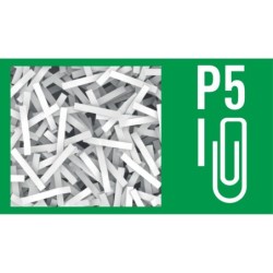 Destructora de documentos leitz iq auto para pequeña oficina 100 p5 blanca