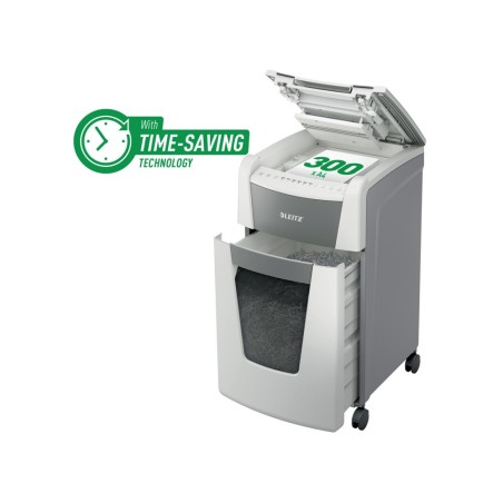 Destructora de documentos leitz iq auto office 300 p5 blanca