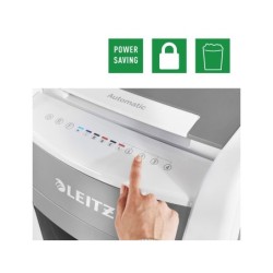 Destructora de documentos leitz iq auto office 300 p5 blanca