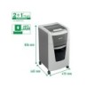 Destructora de documentos leitz iq auto office 300 p5 blanca