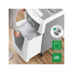Destructora de documentos leitz iq auto office 300 p5 blanca
