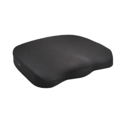 Cojin kensington ergonomico con espuma de viscoelastica color negro 355x74x21 mm