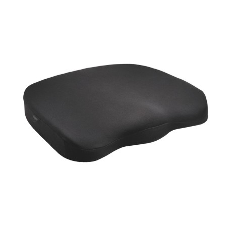 Cojin kensington ergonomico con espuma de viscoelastica color negro 355x74x21 mm