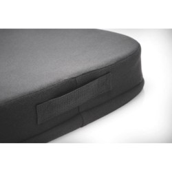 Cojin kensington ergonomico con espuma de viscoelastica color negro 355x74x21 mm