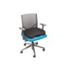 Cojin kensington ergonomico con espuma de viscoelastica color negro 355x74x21 mm
