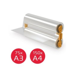 Repuesto para plastificadora gbc casete de film foton 125 mc brillo 34,4m