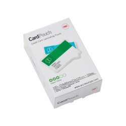 Bolsa de plastificar gbc tarjeta de credito 2x125 micras caja de 100 unidades