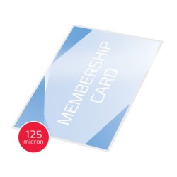 Bolsa de plastificar gbc tarjeta de credito 2x125 micras caja de 100 unidades