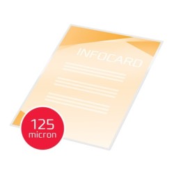 Bolsa de plastificar gbc din a6 2x125 micras caja de 100 unidades