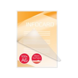 Bolsa de plastificar gbc din a6 2x125 micras caja de 100 unidades