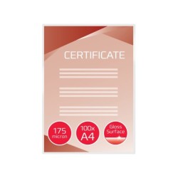 Bolsa de plastificar gbc din a4 2x175 micras caja de 100 unidades