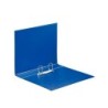Carpeta esselte 2 anillas 40 mm folio plastico forrado con tarjetero color negro