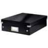 Caja almacenamiento leitz click & store mediana color negro 280x100x370 mm