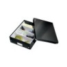 Caja almacenamiento leitz click & store mediana color negro 280x100x370 mm