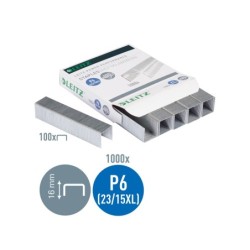 Grapas leitz 23/15 xl galvanizada caja de 1000 unidades