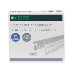 Grapas leitz 23/15 xl galvanizada caja de 1000 unidades