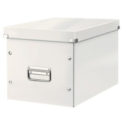 Caja almacenamiento leitz click & store cubica grande color blanco 320x360x310 mm