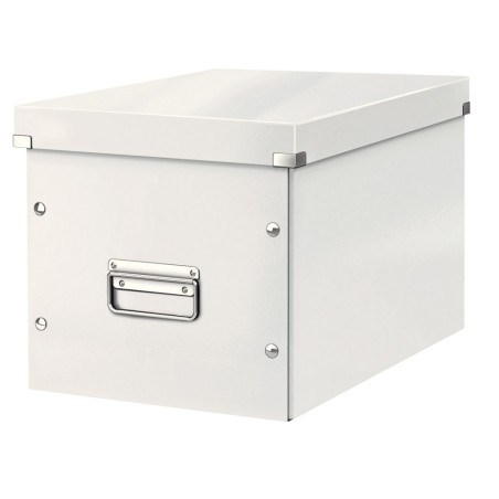 Caja almacenamiento leitz click & store cubica grande color blanco 320x360x310 mm