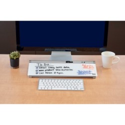 Bloc de notas sobremesa de cristal nobo diamond blanco 60x460x150 mm