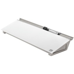 Bloc de notas sobremesa de cristal nobo diamond blanco 60x460x150 mm