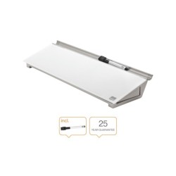 Bloc de notas sobremesa de cristal nobo diamond blanco 60x460x150 mm