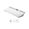 Bloc de notas sobremesa de cristal nobo diamond blanco 60x460x150 mm