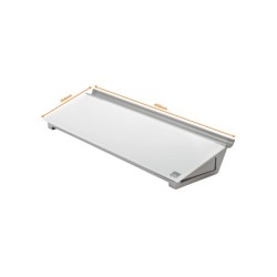 Bloc de notas sobremesa de cristal nobo diamond blanco 60x460x150 mm