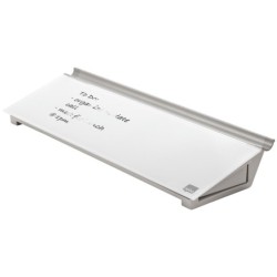 Bloc de notas sobremesa de cristal nobo diamond blanco 60x460x150 mm