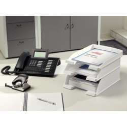 Bandeja sobremesa leitz plus jumbo color transparente