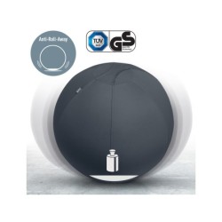 Balon de asiento leitz active sitzball antideslizante 65 cm color gris oscuro