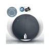 Balon de asiento leitz active sitzball antideslizante 65 cm color gris oscuro