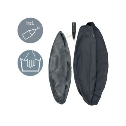 Balon de asiento leitz active sitzball antideslizante 65 cm color gris oscuro