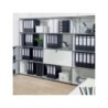 Archivador de palanca leitz co2 neutral carton jaspeado 180 din a4 lomo 80 mm negro